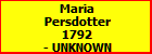 Maria Persdotter