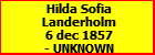 Hilda Sofia Landerholm