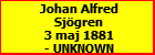 Johan Alfred Sjgren