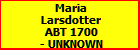 Maria Larsdotter