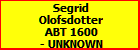 Segrid Olofsdotter