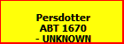  Persdotter