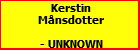 Kerstin Mnsdotter