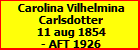 Carolina Vilhelmina Carlsdotter