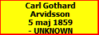 Carl Gothard Arvidsson