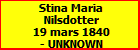 Stina Maria Nilsdotter