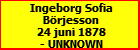 Ingeborg Sofia Brjesson