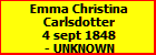 Emma Christina Carlsdotter