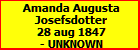 Amanda Augusta Josefsdotter