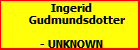 Ingerid Gudmundsdotter