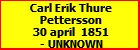 Carl Erik Thure Pettersson