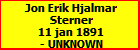 Jon Erik Hjalmar Sterner