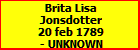 Brita Lisa Jonsdotter