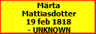 Mrta Mattiasdotter