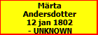 Mrta Andersdotter