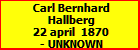 Carl Bernhard Hallberg