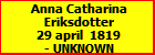 Anna Catharina Eriksdotter