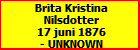 Brita Kristina Nilsdotter