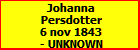 Johanna Persdotter