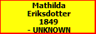 Mathilda Eriksdotter