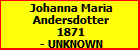 Johanna Maria Andersdotter