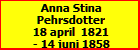 Anna Stina Pehrsdotter