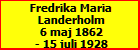 Fredrika Maria Landerholm