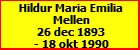 Hildur Maria Emilia Mellen