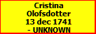 Cristina Olofsdotter