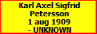 Karl Axel Sigfrid Petersson