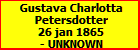 Gustava Charlotta Petersdotter