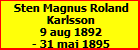 Sten Magnus Roland Karlsson