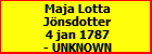 Maja Lotta Jnsdotter