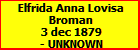 Elfrida Anna Lovisa Broman