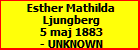 Esther Mathilda Ljungberg