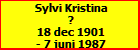 Sylvi Kristina ?