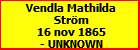 Vendla Mathilda Strm