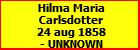 Hilma Maria Carlsdotter