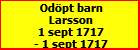 Odpt barn Larsson