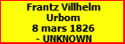 Frantz Villhelm Urbom