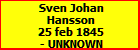 Sven Johan Hansson