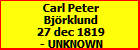 Carl Peter Bjrklund