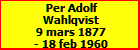 Per Adolf Wahlqvist