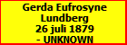 Gerda Eufrosyne Lundberg