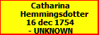 Catharina Hemmingsdotter