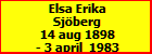 Elsa Erika Sjberg