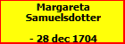 Margareta Samuelsdotter