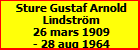 Sture Gustaf Arnold Lindstrm