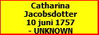 Catharina Jacobsdotter
