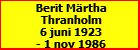 Berit Mrtha Thranholm